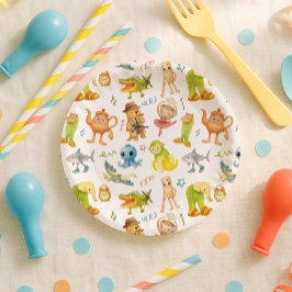 Plato De Papel Brainrot Meme Birthday Party