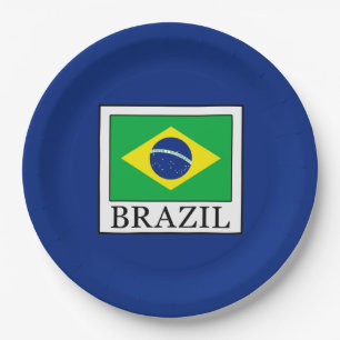 Plato De Papel Brasil