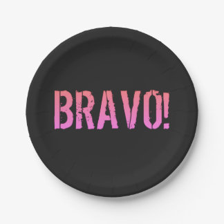 Plato De Papel ¡Bravo! Decir en italiano