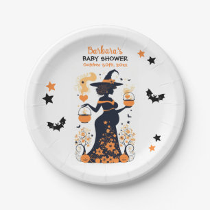 Plato De Papel Brew de doble problema - Un Baby Shower gemelo de