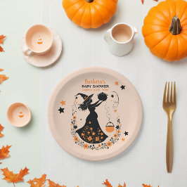 Plato De Papel Brew de doble problema - Un Baby Shower gemelo de