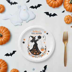Plato De Papel Brew de doble problema - Un Baby Shower gemelo de