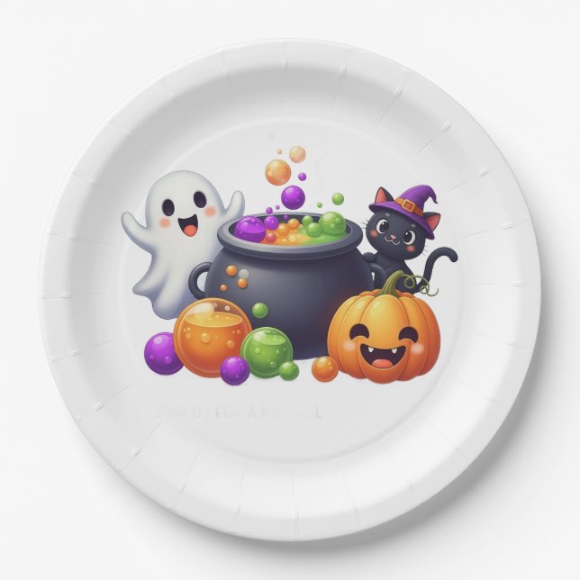 Plato de papel Brewing Baby (Anverso)