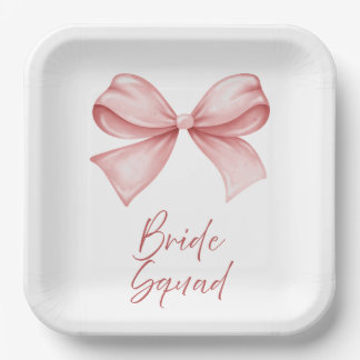 Plato De Papel Bride Squad