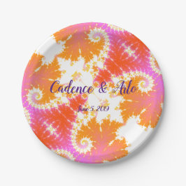 Plato De Papel Bright Boho