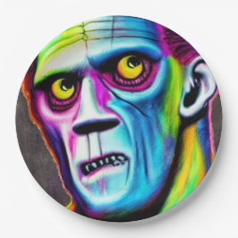 Plato De Papel Bright Frankenstein