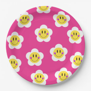 Plato De Papel Bright Smiley
