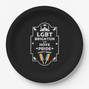 Plato De Papel Brighton y Hove orgullo