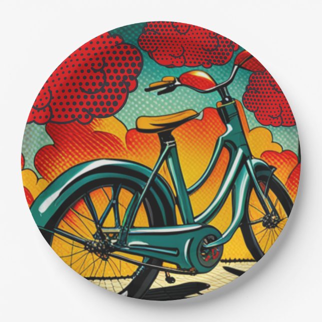 Plato De Papel Brilliance de la bicicleta (Anverso)