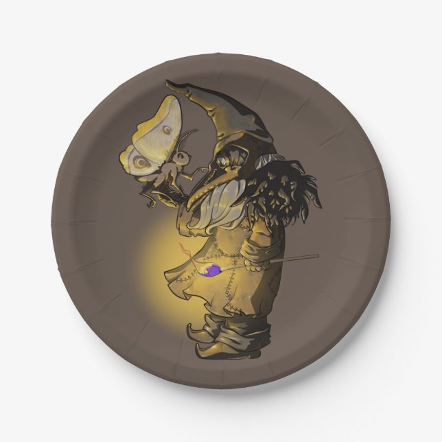 Plato De Papel Brillo (Anverso)