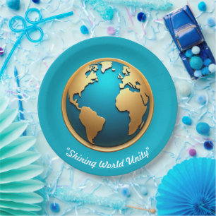 Plato De Papel "Brillo del Prestige Global"