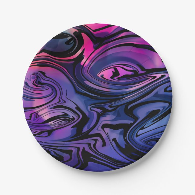 Plato De Papel Brisa de verano (Anverso)