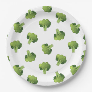 Plato De Papel Broccolini