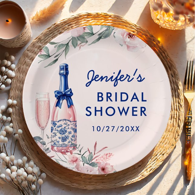 Plato De Papel Brunéi de champán y ducha bucal (Subido por el creador)