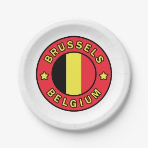 Plato De Papel Bruselas Bélgica