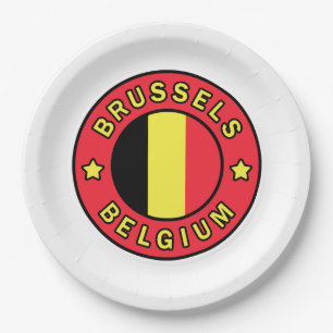 Plato De Papel Bruselas Bélgica