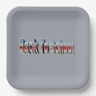 Plato De Papel BTS de tres tonos