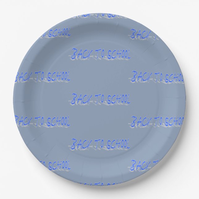 Plato De Papel BTS Shadow-Blue (Anverso)