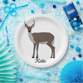 Plato De Papel Buck Deer
