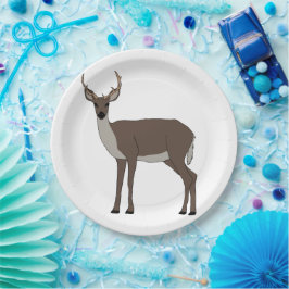 Plato De Papel Buck Deer