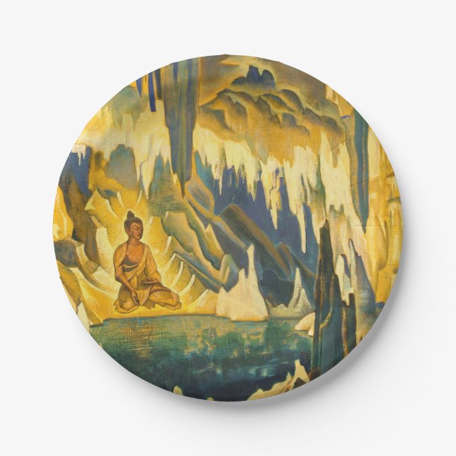 Plato De Papel Buddha the Winner (Arte Budista) (de Roerich) (Anverso)