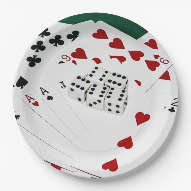 Plato De Papel Buena Suerte Para Ti (Anverso)