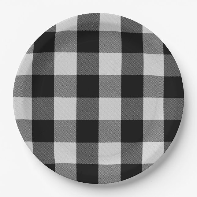 Plato De Papel Buffalo White (Anverso)