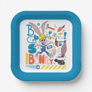 Plato De Papel BUGS BUNNY BUILDERS™  BUGS BUNNY™ Herramientas de 