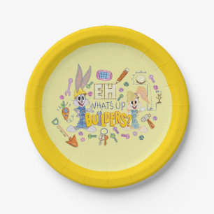 Plato De Papel BUGS BUNNY BUILDERS™ Eh, ¿Qué hay de los construc