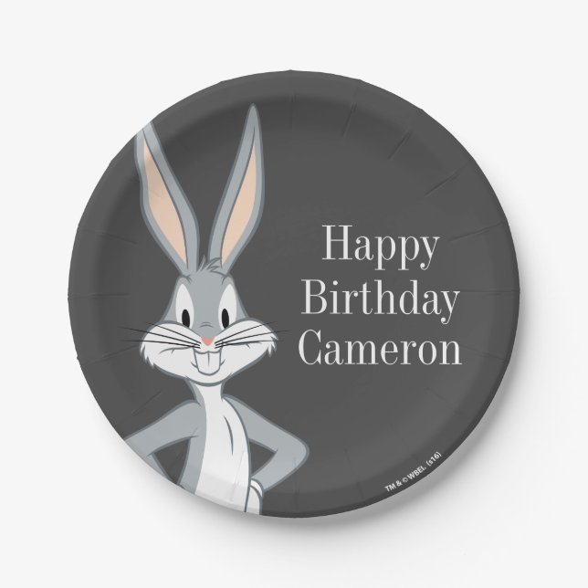 Plato De Papel BUGS BUNNY™ | Bunny Stare (Anverso)