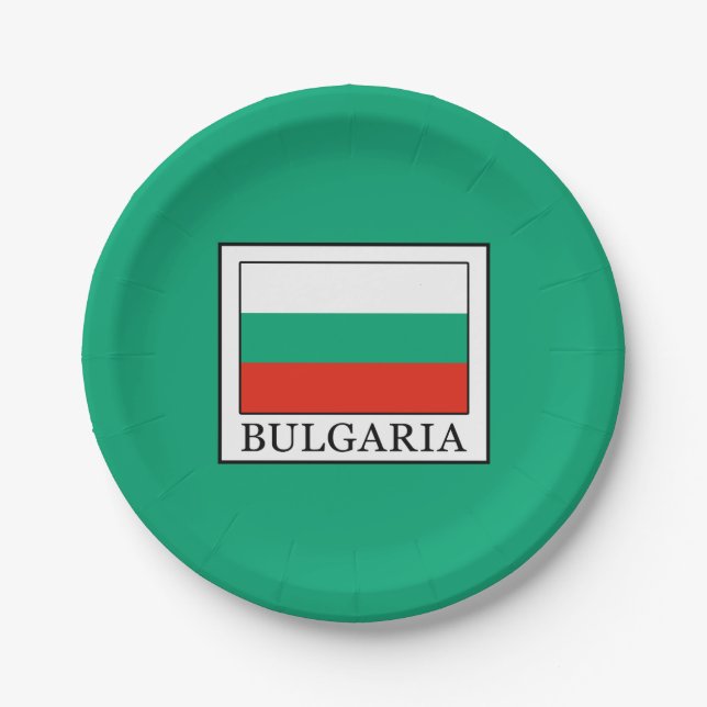 Plato De Papel Bulgaria (Anverso)