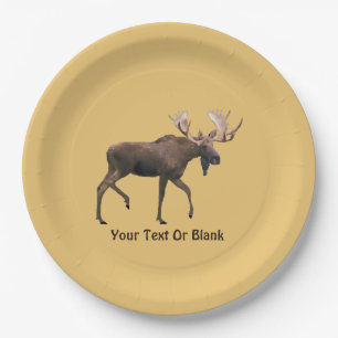 Plato De Papel Bull Moose