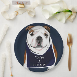 PLATO DE PAPEL BULLDOG