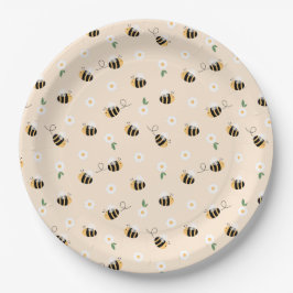 Plato De Papel Bumblebee Baby Shower