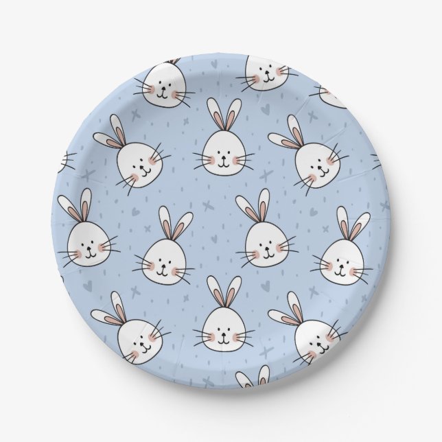 Plato De Papel Bunnies (Anverso)