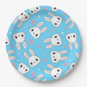 Plato De Papel Bunnies