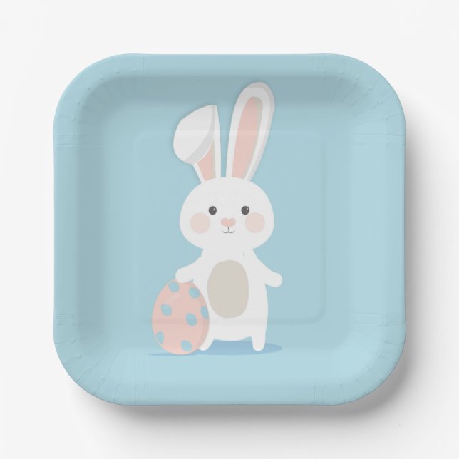 Plato De Papel bunnies cutie (Anverso)