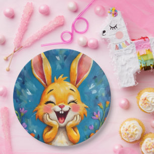 Plato De Papel Bunny Bliss