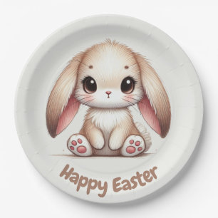Plato De Papel Bunny Eared Wonder