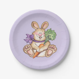 Plato De Papel Bunny - Placas de papel