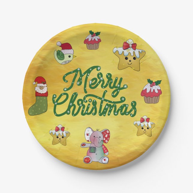 Plato De Papel Bunter Teller (Anverso)