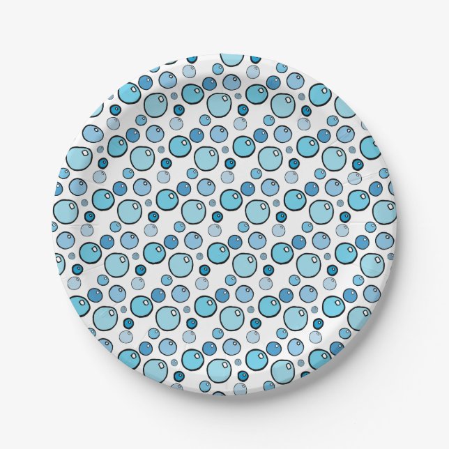 Plato De Papel Burbujas (Anverso)