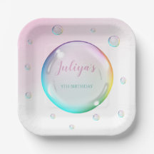 Burbujas acuáticas Cumpleaños