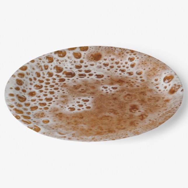 PLATO DE PAPEL BURBUJAS DE CERVEZA (Angular)