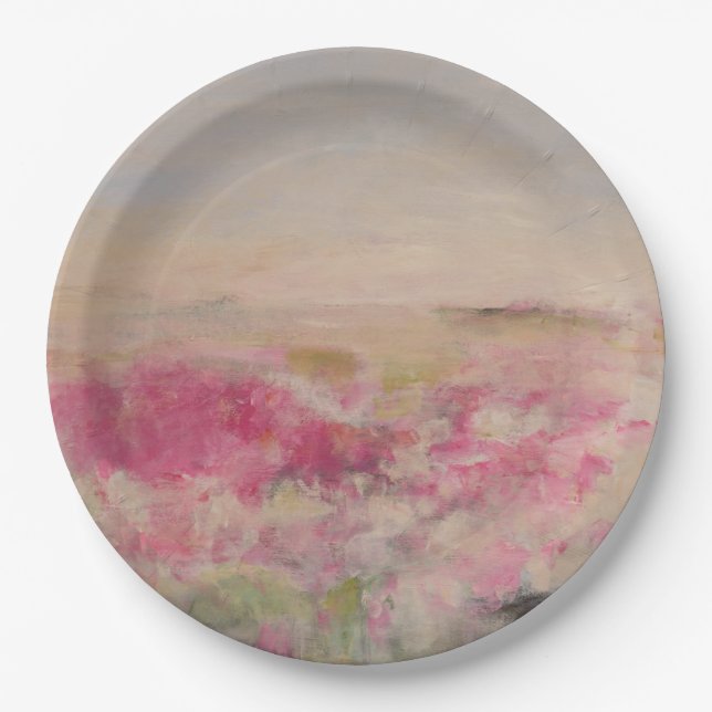 Plato De Papel Buscar primavera (Anverso)