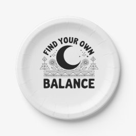 Plato De Papel Buscar su propio saldo