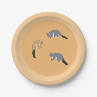 Plato De Papel Bushy Tail Possums
