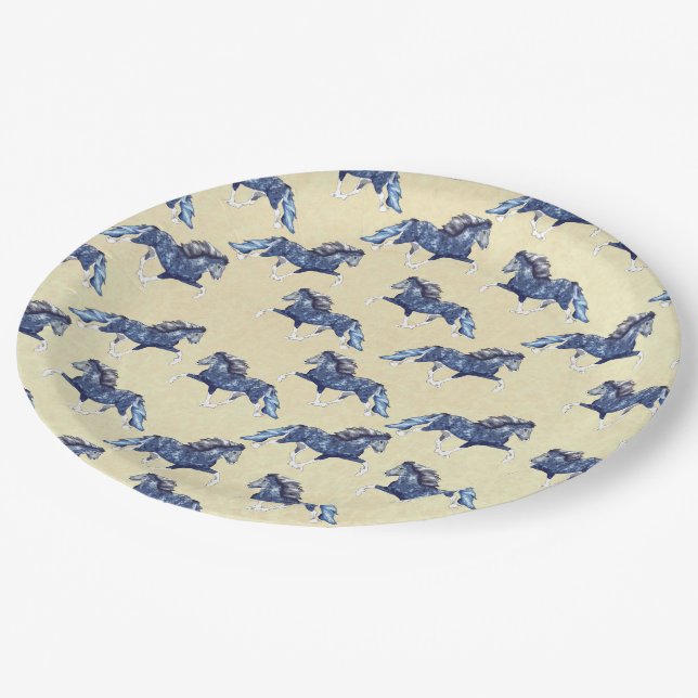 Plato De Papel Caballo Gaited Blámóða (Angular)