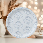Plato De Papel Caballo vintage Toile Blue baby Ducha<br><div class="desc">Caballo vintage Toile Blue ducha Papel para bebé Platos a juego disponibles.</div>