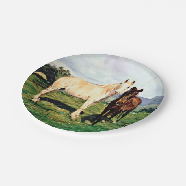 Plato De Papel Caballos/Cabalos/Horses (Angular)